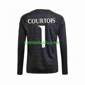 Camisolas de futebol Real Madrid Thibaut Courtois 1 Guarda Redes Equipamento Alternativa 2023/24 Manga Comprida